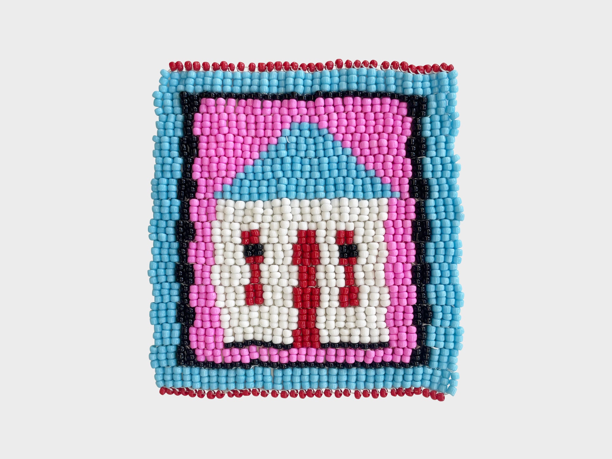 Beaded 'House' Coaster 442