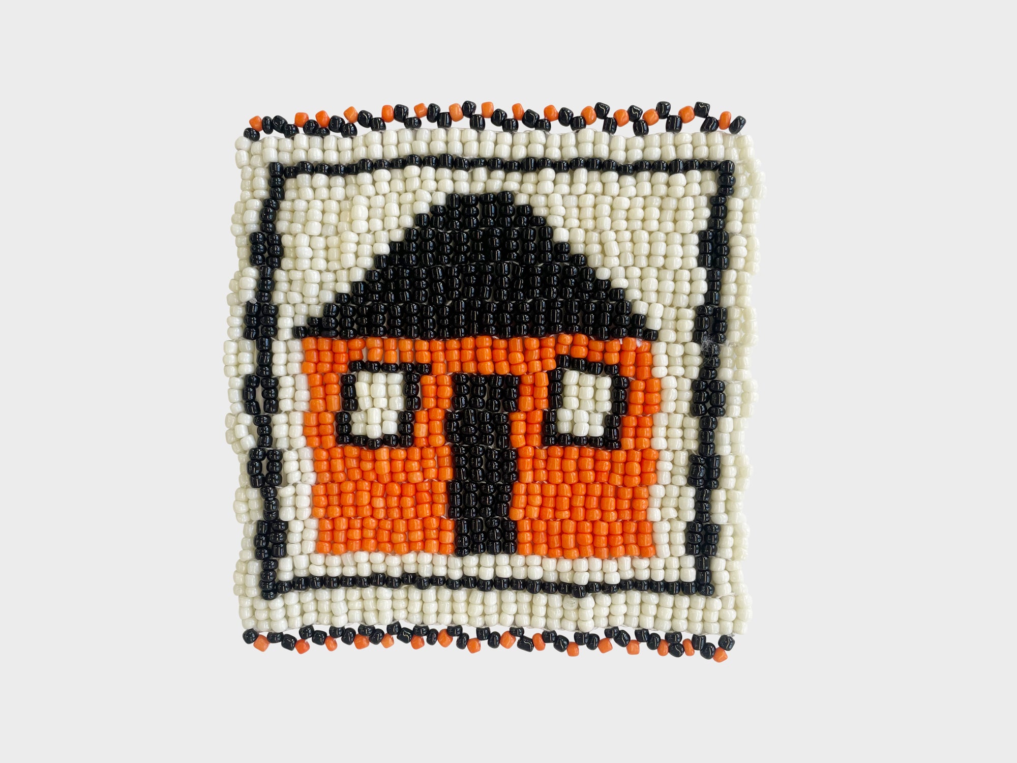 Beaded 'House' Coaster 443