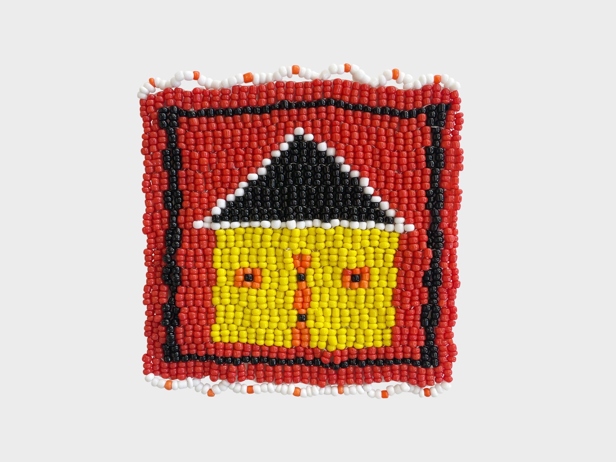 Beaded 'House' Coaster 449