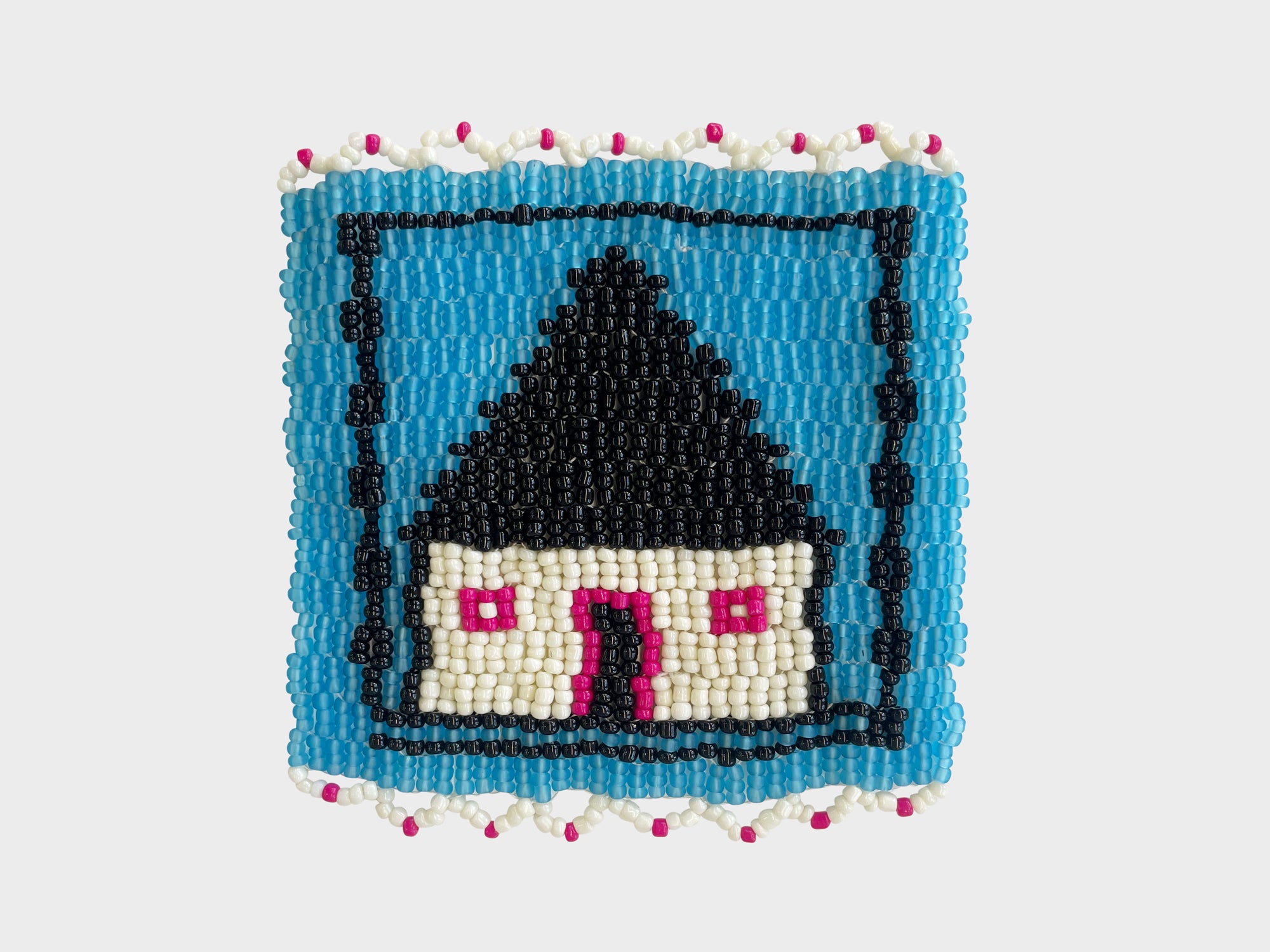 Beaded 'House' Coaster 450