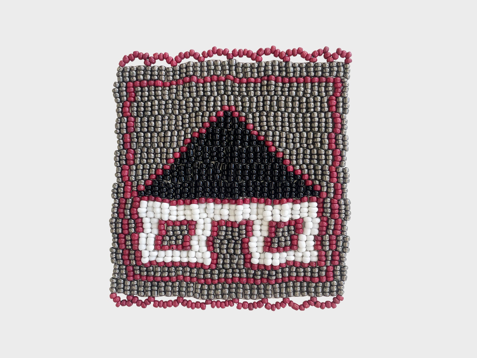 Beaded 'House' Coaster 458