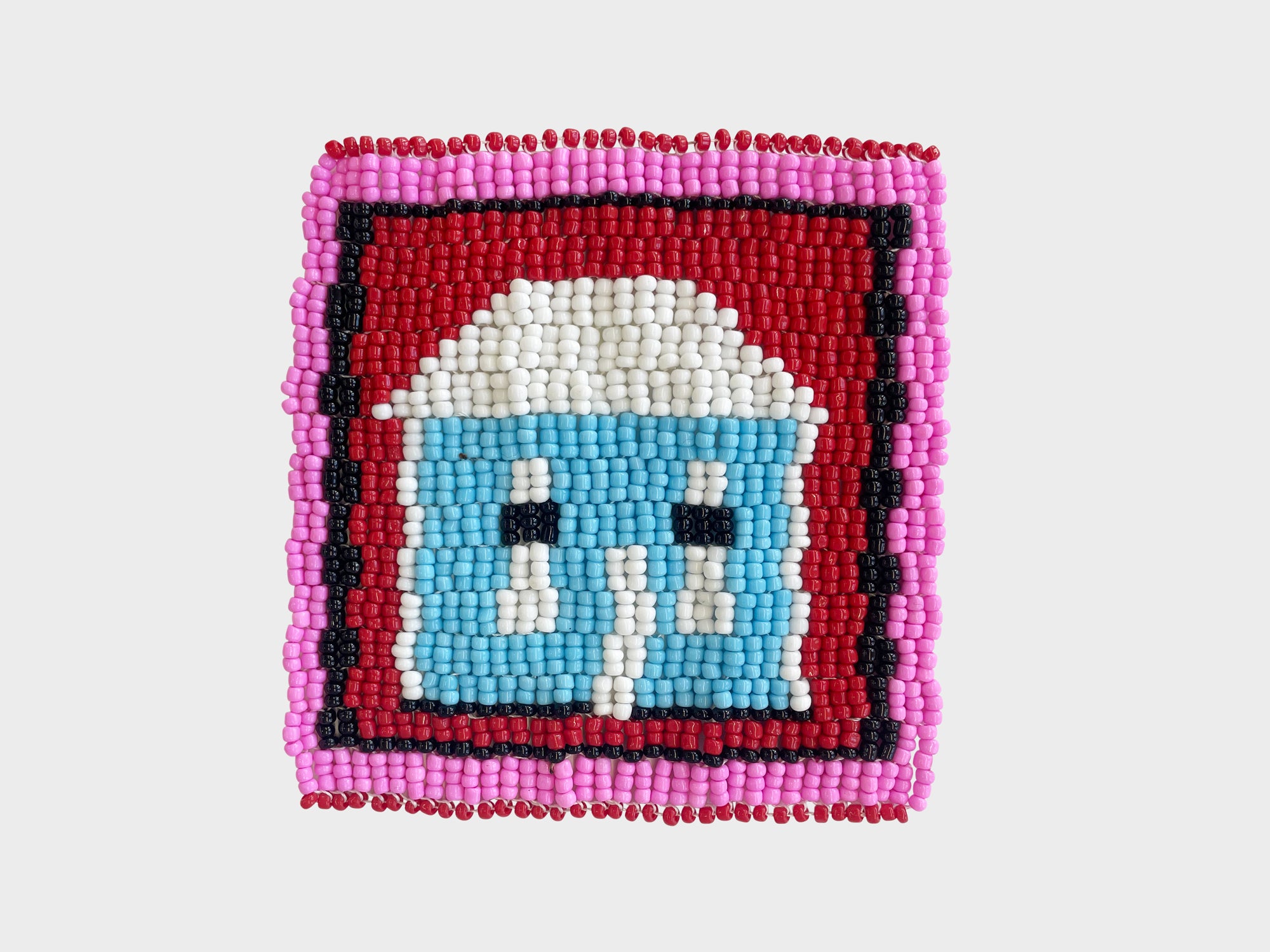 Beaded 'House' Coaster 459