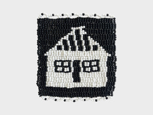 Beaded 'House' Coaster 467