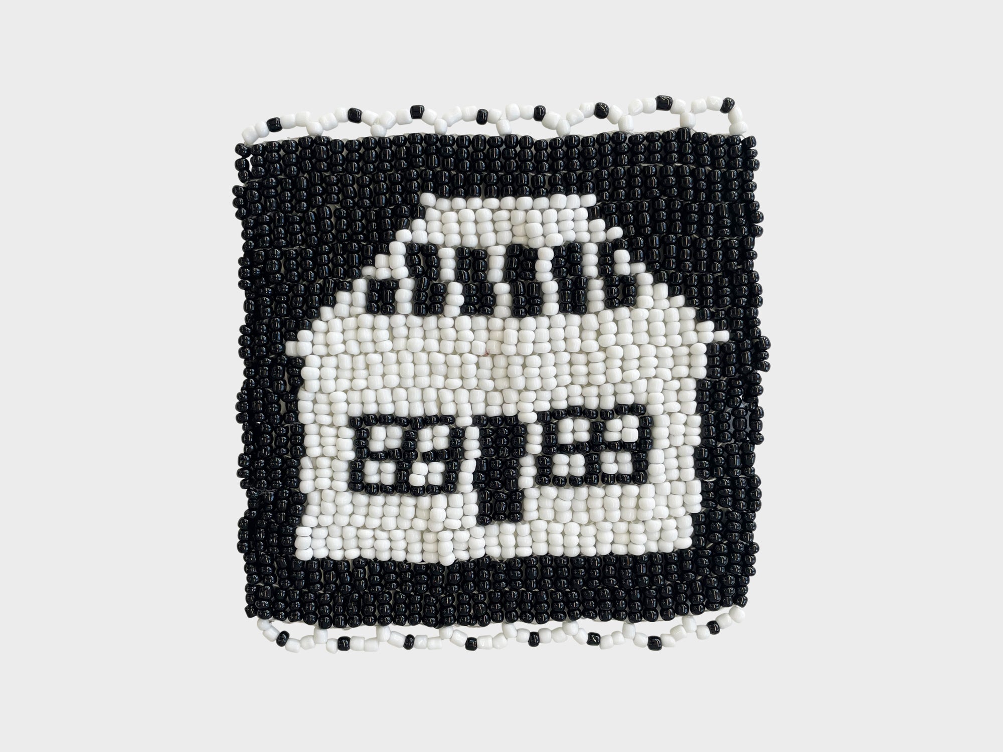 Beaded 'House' Coaster 469