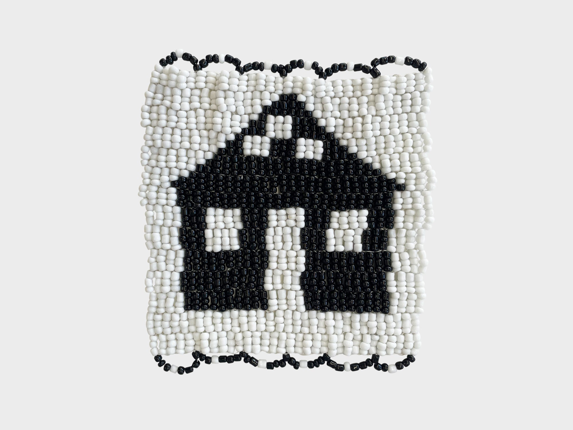 Beaded 'House' Coaster 470