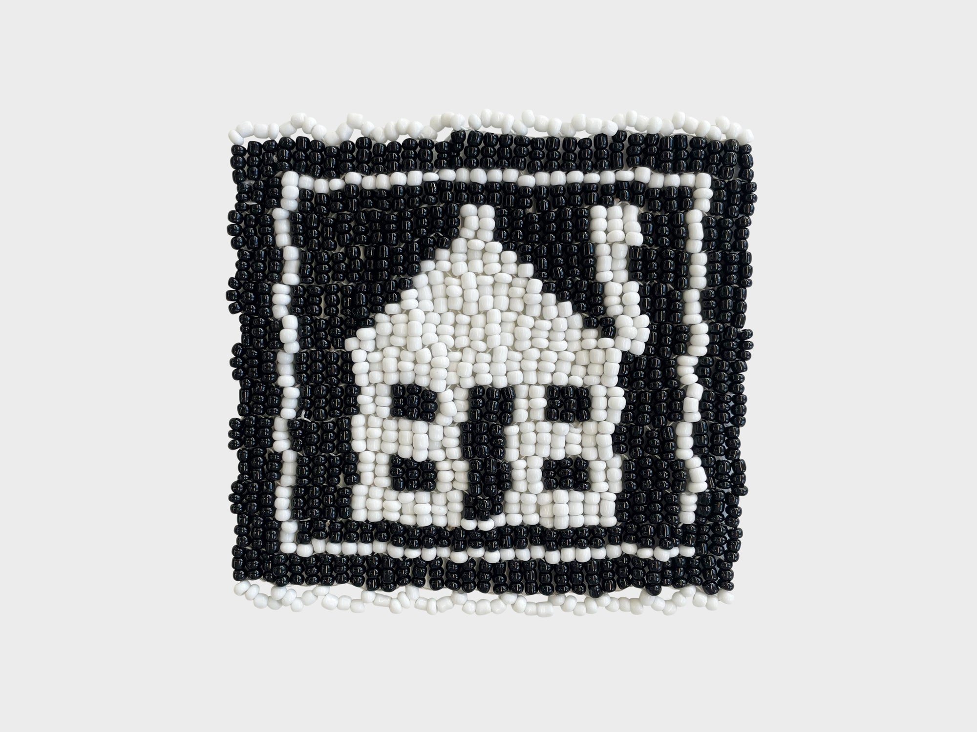 Beaded 'House' Coaster 471