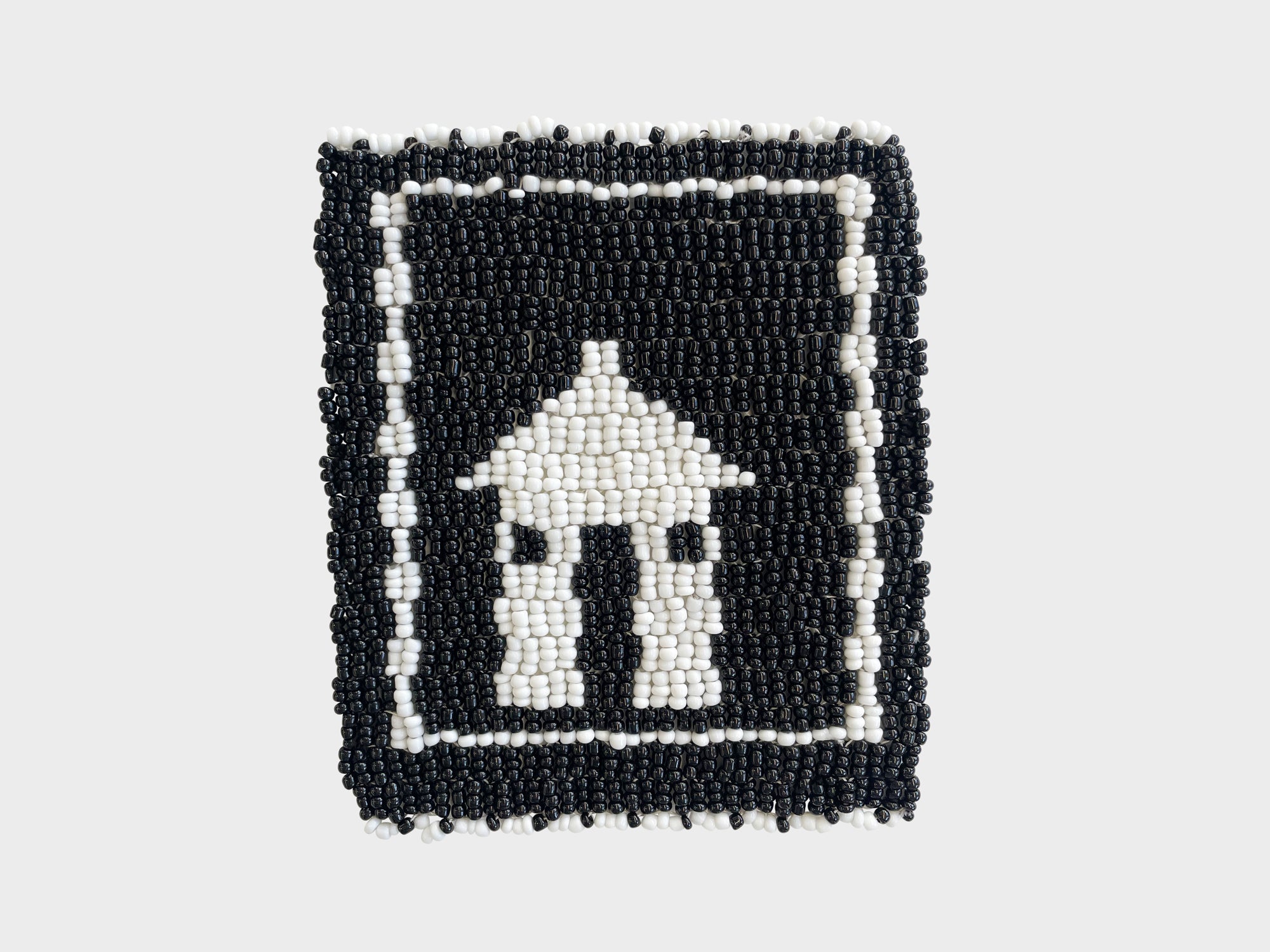 Beaded 'House' Coaster 473