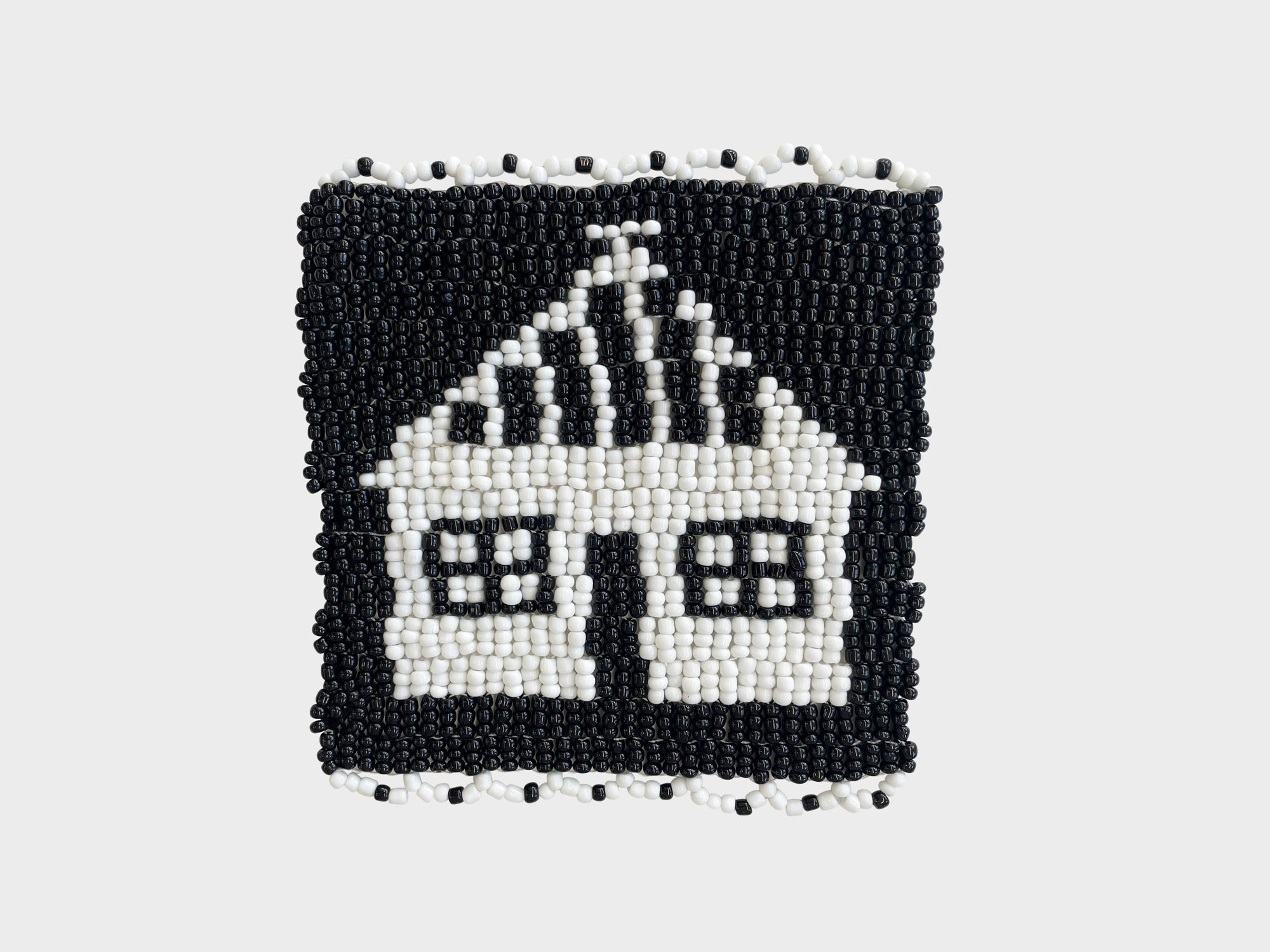 Beaded 'House' Coaster 475