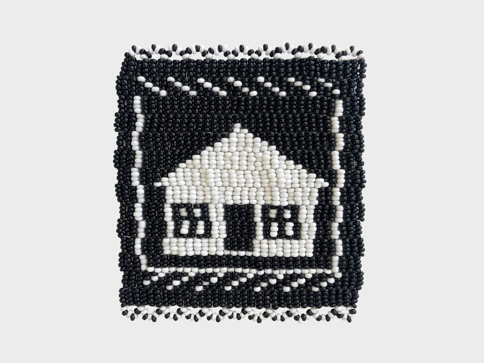 Beaded 'House' Coaster 481