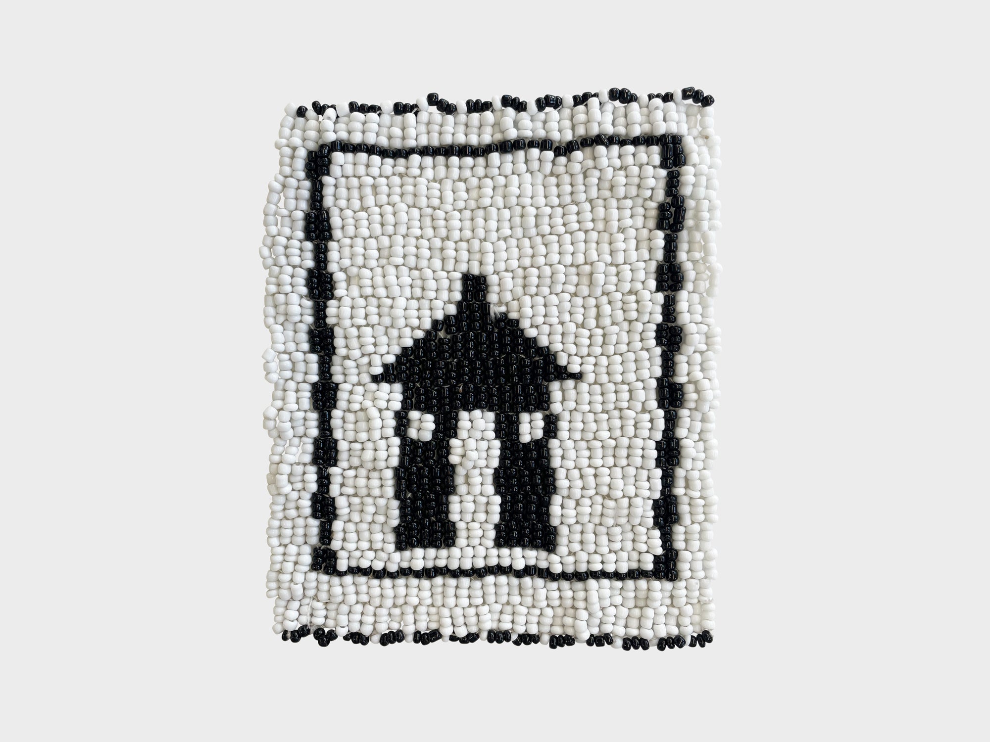 Beaded 'House' Coaster 482