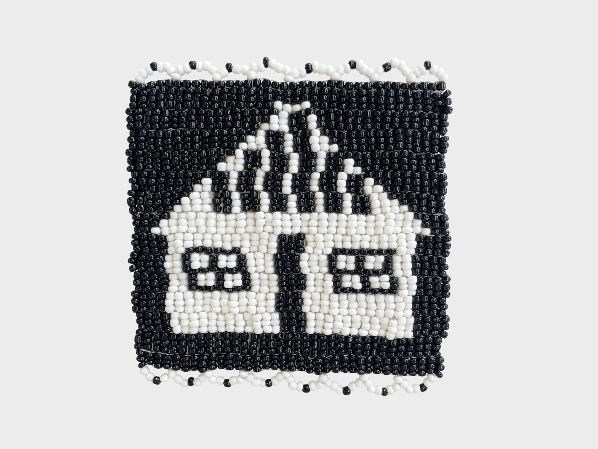 Beaded 'House' Coaster 487