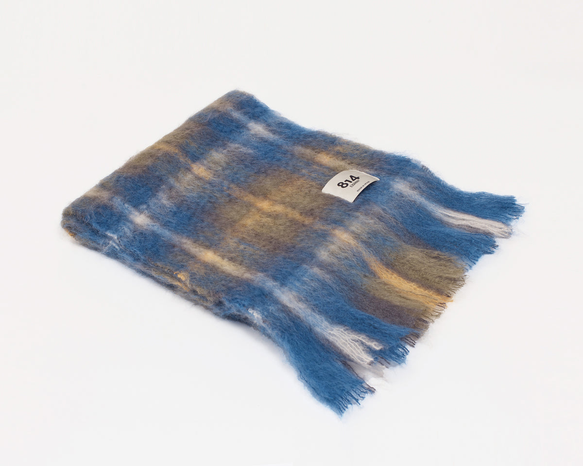 Mohair Scarf by Mantas Ezcaray - Tartan 001