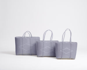 Palorosa Tote Basket - Blue Lilac