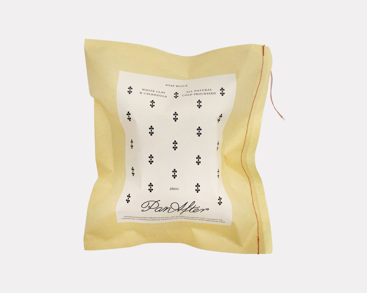 Pan After White Clay & Calendula Soap Block - 260g
