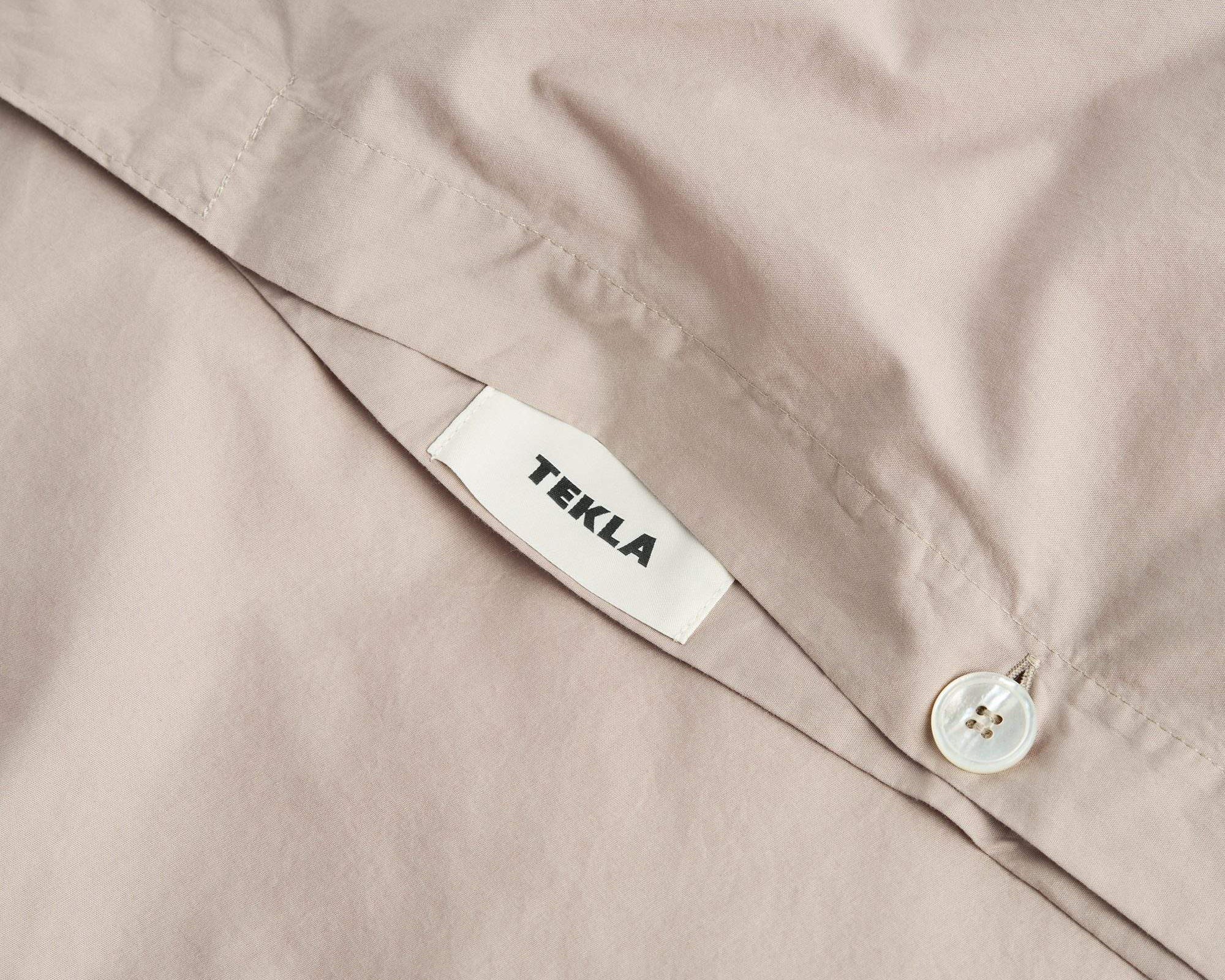 Tekla Cotton Percale Bedding - Clay