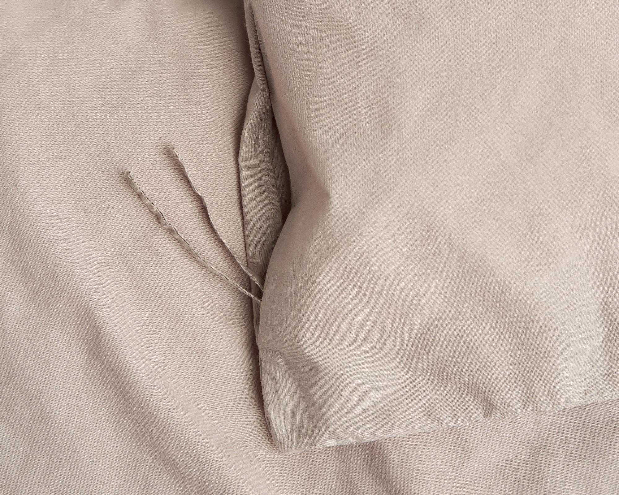 Tekla Cotton Percale Bedding - Clay