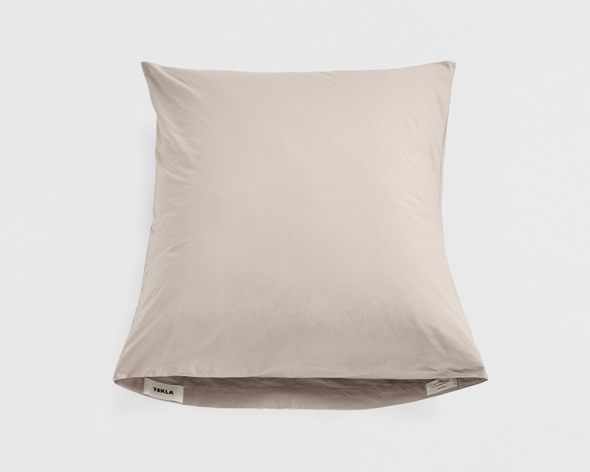 Tekla Cotton Percale Bedding - Clay