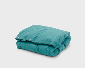 Tekla Cotton Percale Bedding - Vintage Green