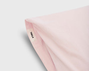 Tekla Cotton Percale Bedding - Petal Pink