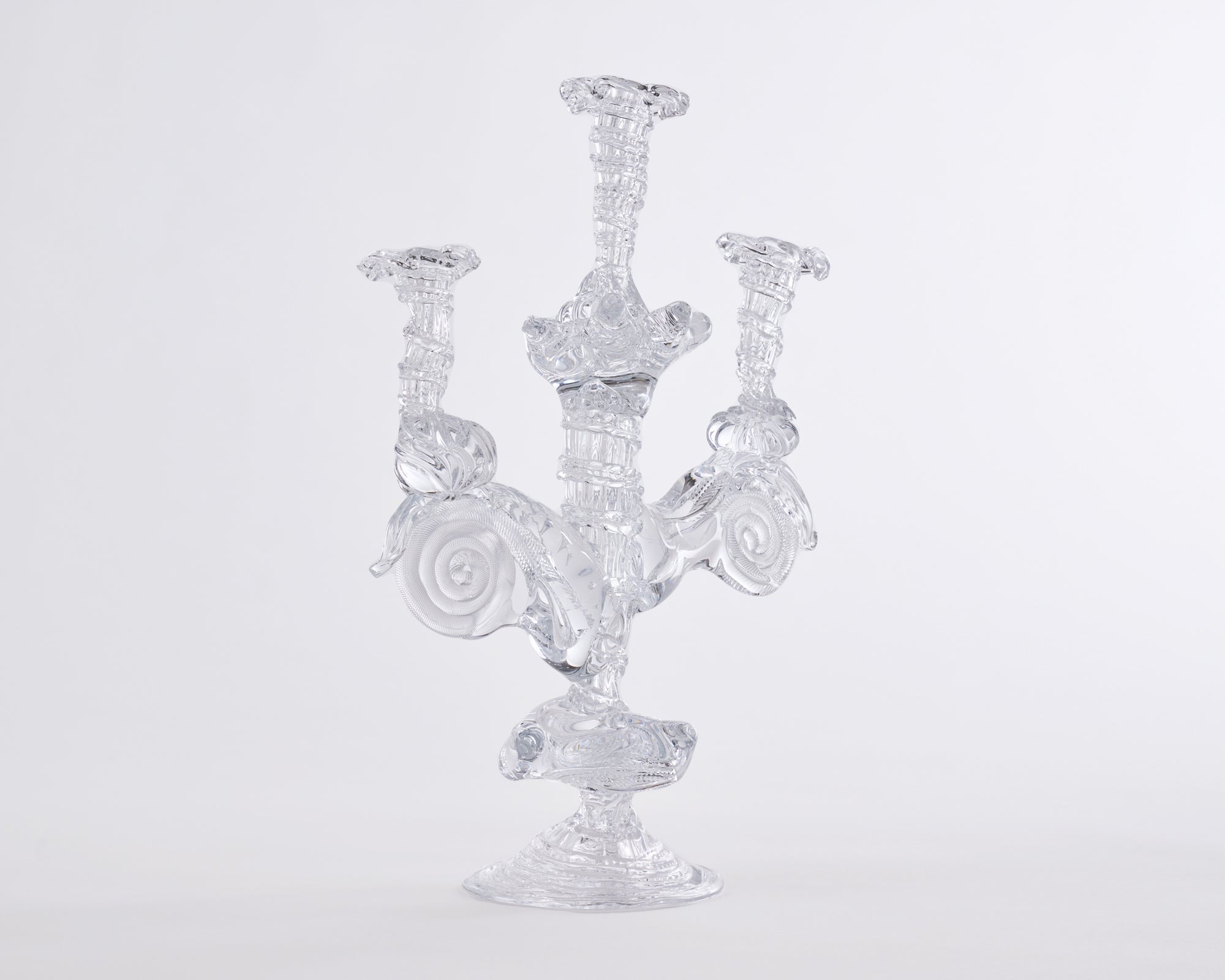 Alexander Kirkeby Glass Centrepiece Candelabra