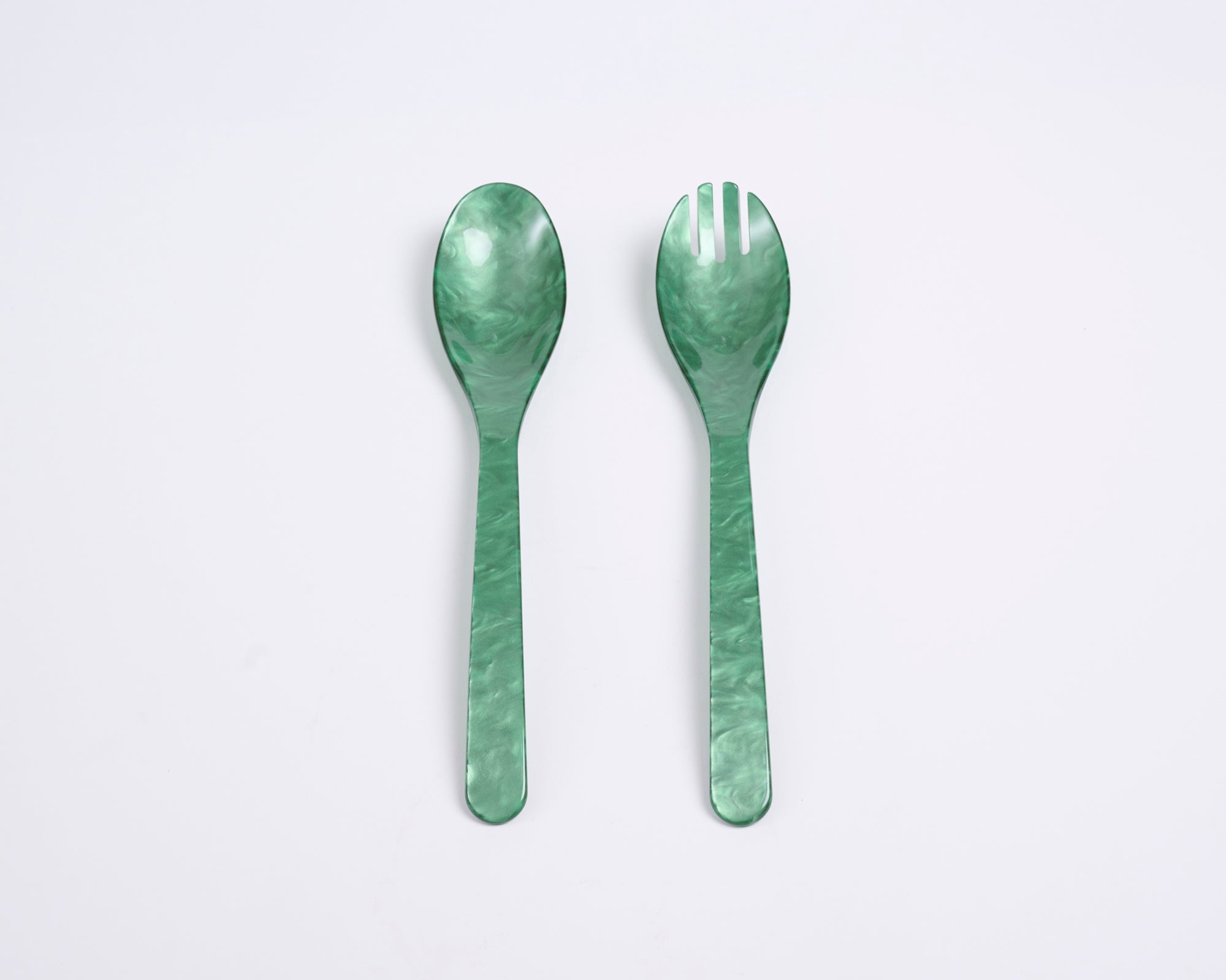 G.F Heim Söhne Salad Cutlery - Moss