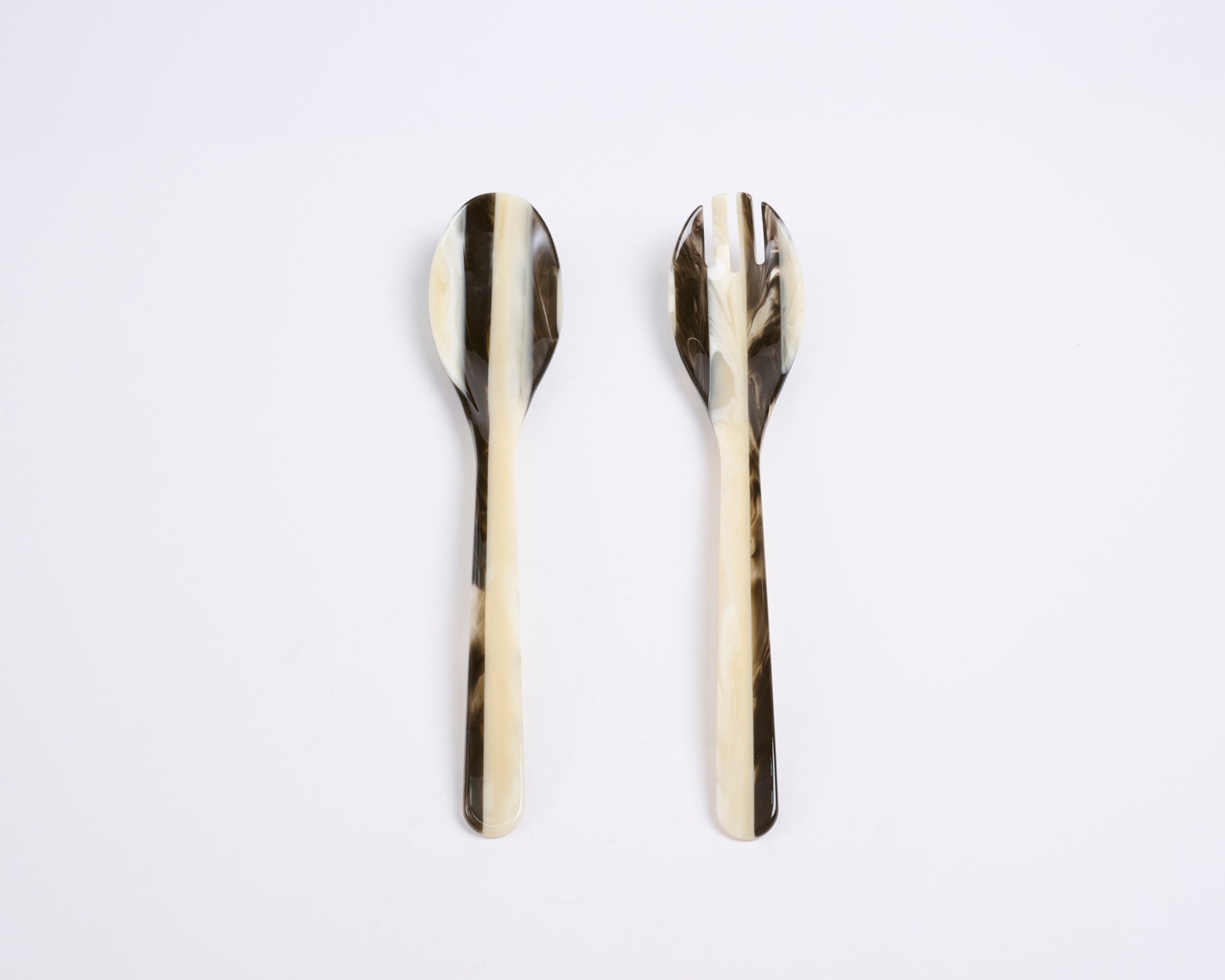 G.F Heim Söhne Salad Cutlery - Horn