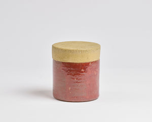 Szilvassy Ceramic Jar 007 - Redart Yellow / Red Tenmoku (Small)