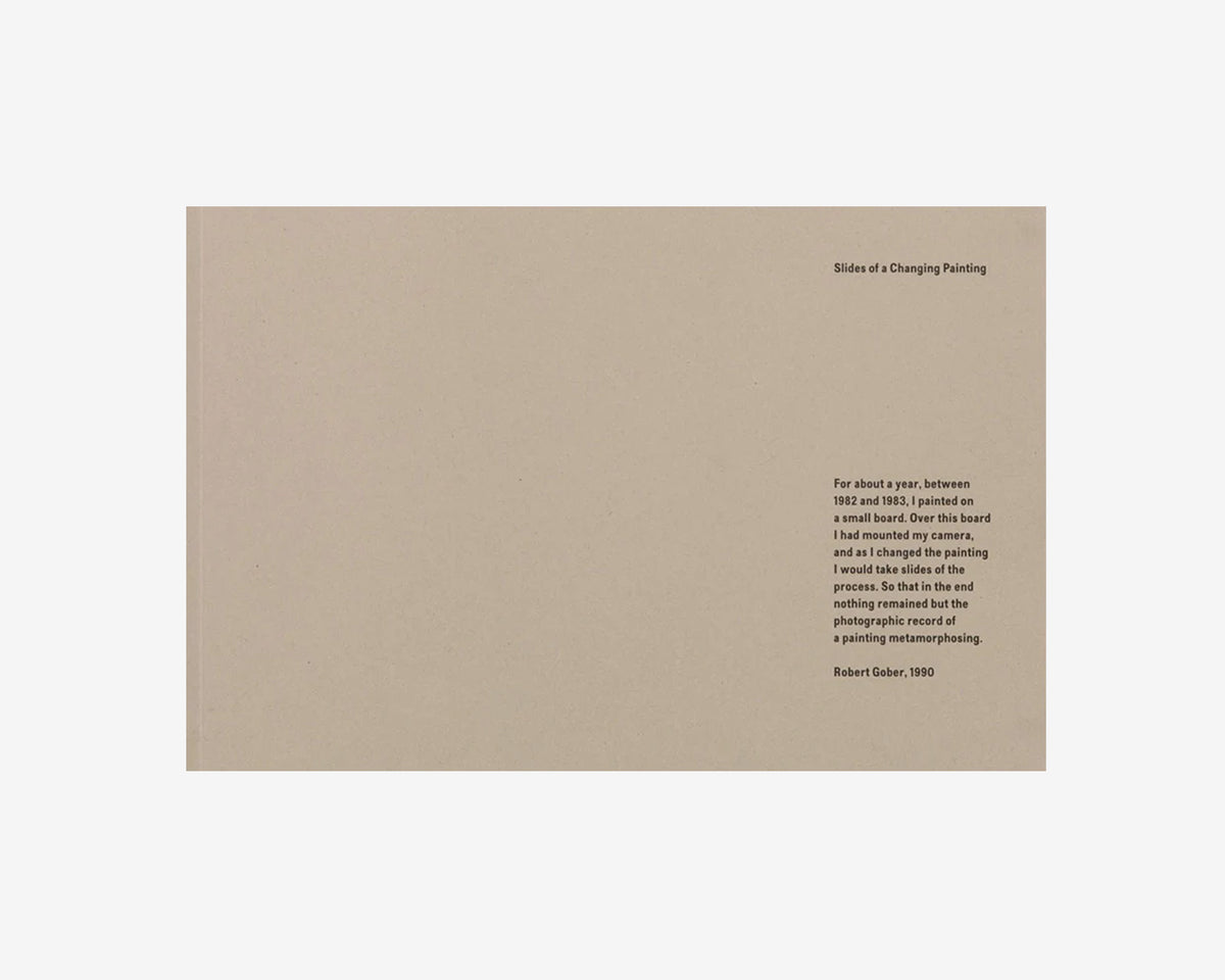 Slides of a Changing Painting, Robert Gober
