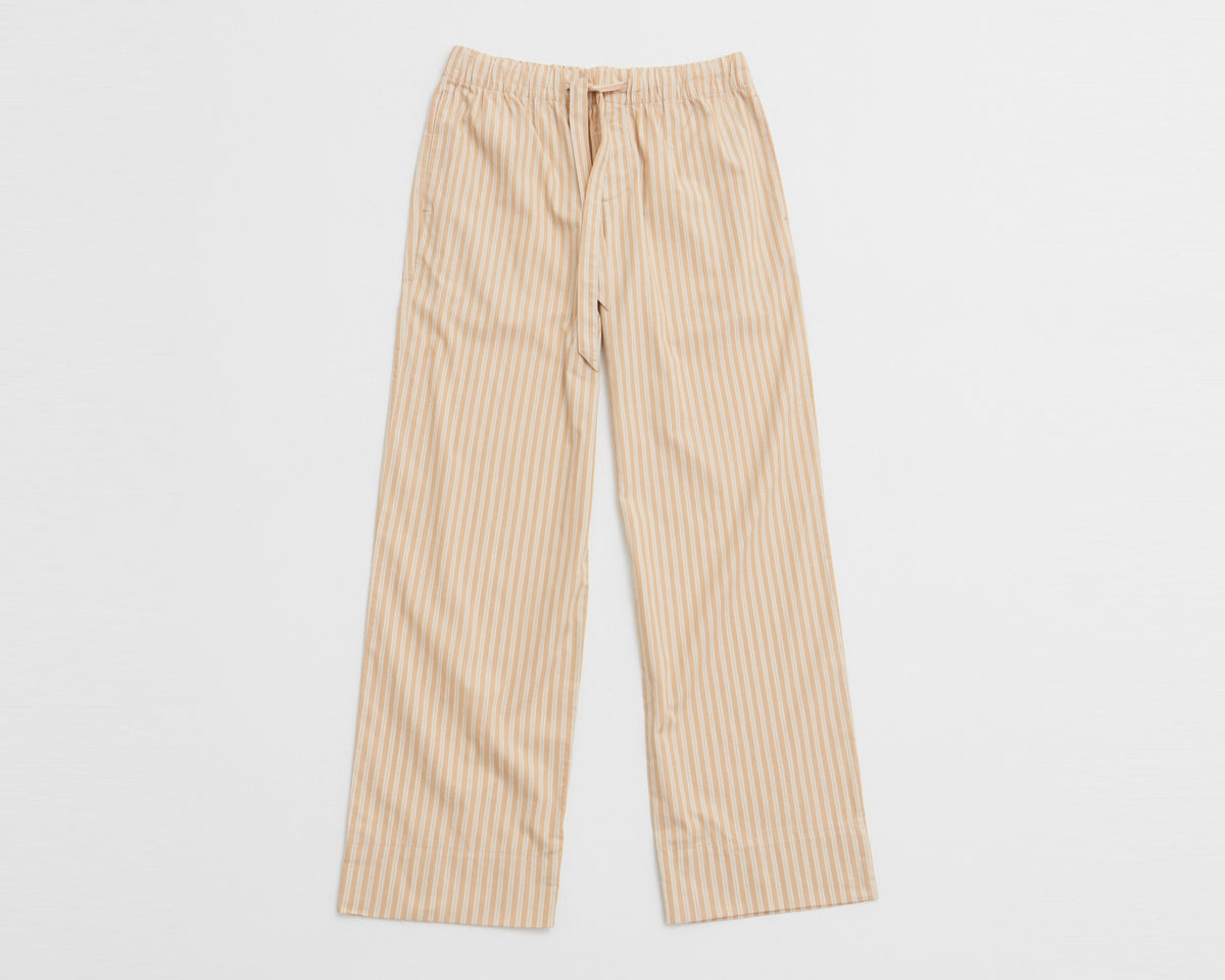 Tekla Poplin Pant - Corinth Stripes