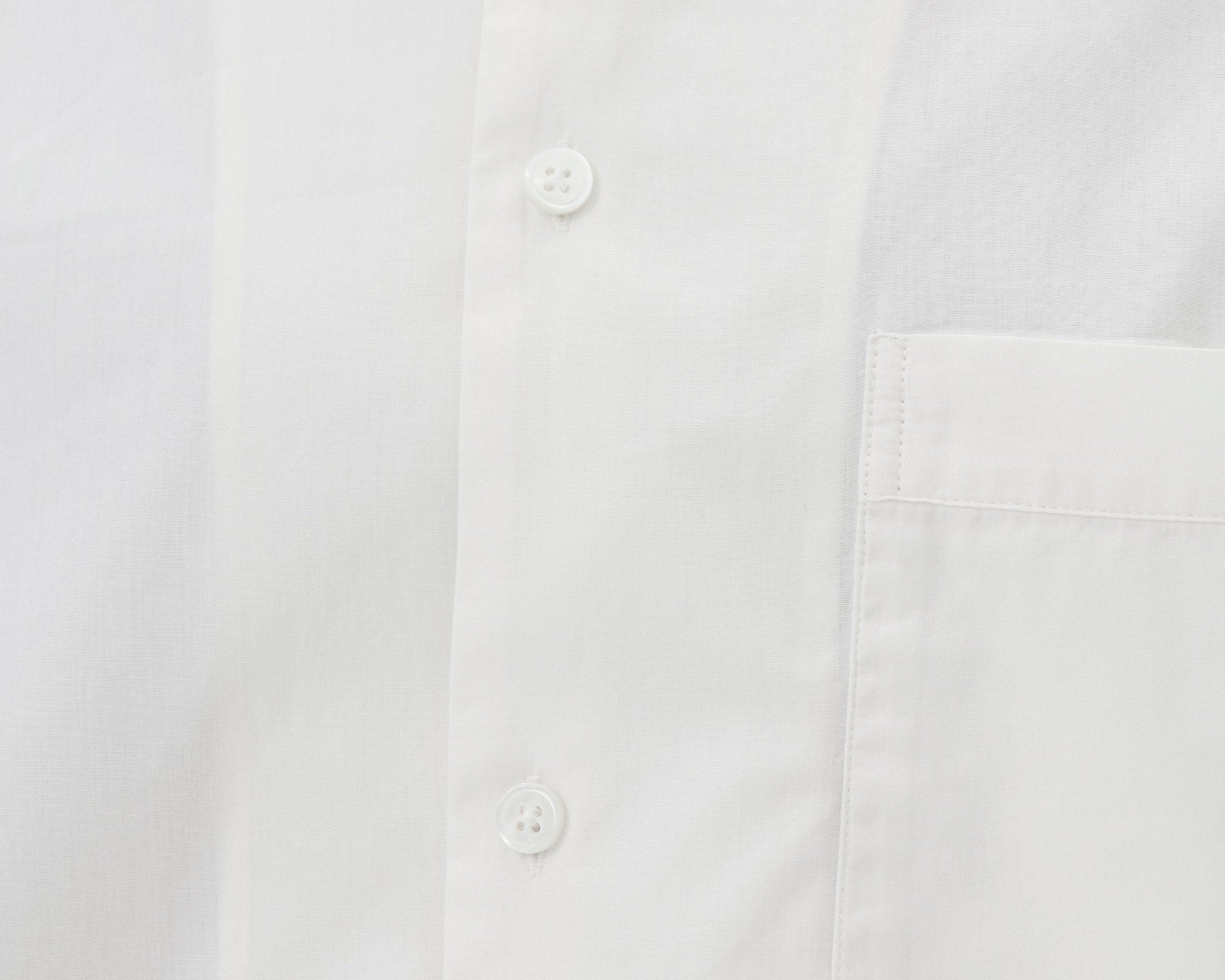 Tekla Poplin Long Sleeve Shirt - Alabaster White