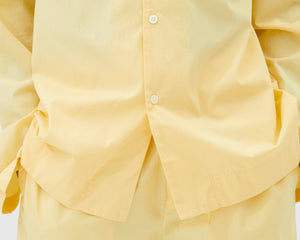 Tekla Poplin Long Sleeve Shirt - Lemonade