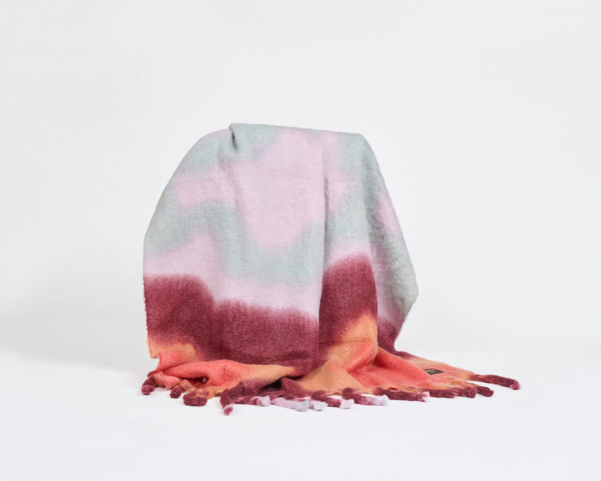 Mohair Blanket by Mantas Ezcaray - Tie-Dye 005