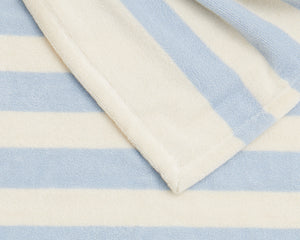 Tekla Organic Cotton Beach Towel - Isle Blue Stripes