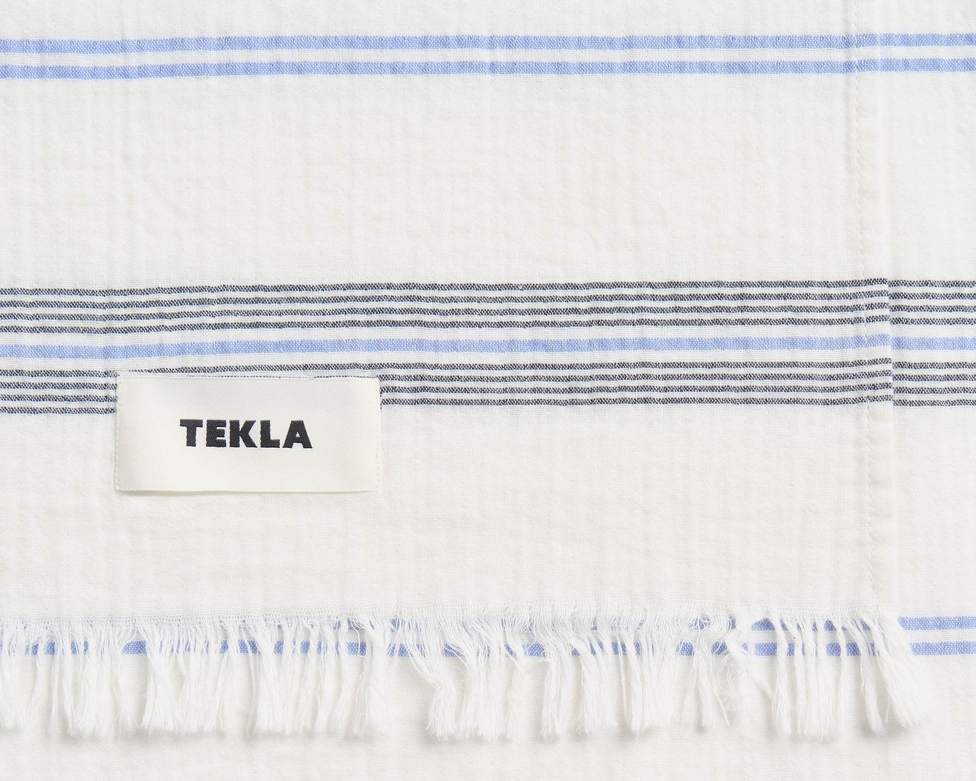 Tekla Organic Cotton Sarong - Villa Stripes