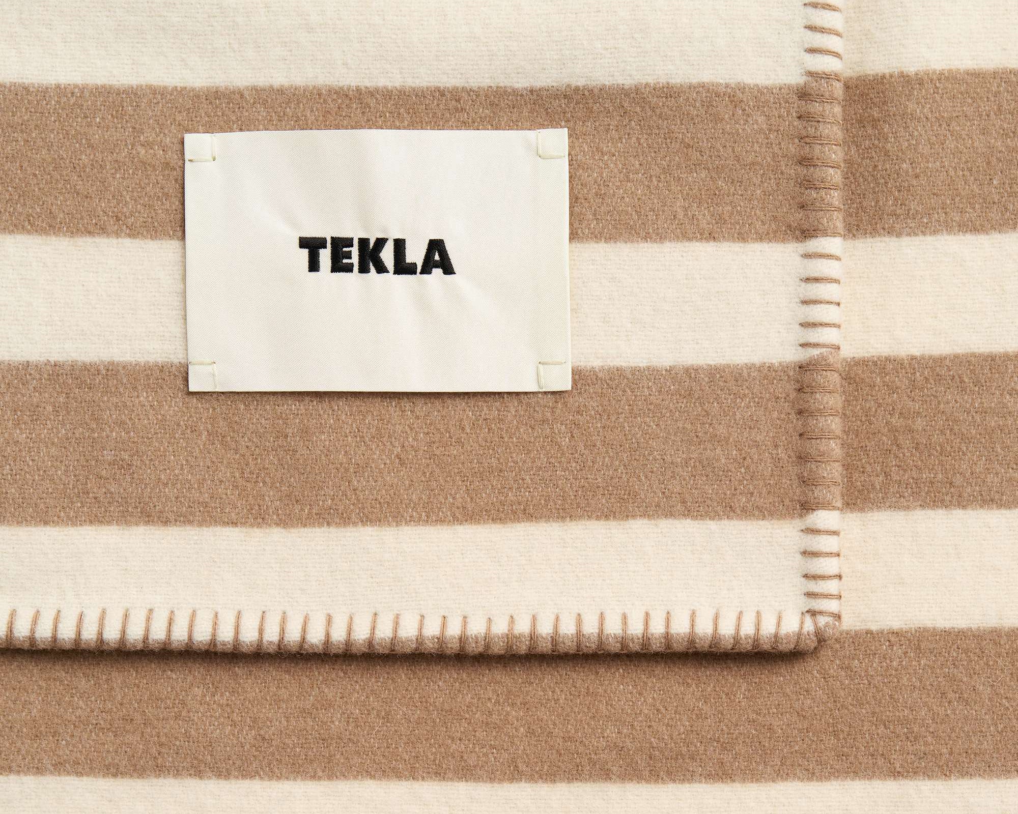 Tekla Lambswool Wool Blanket - Hereford Stripes