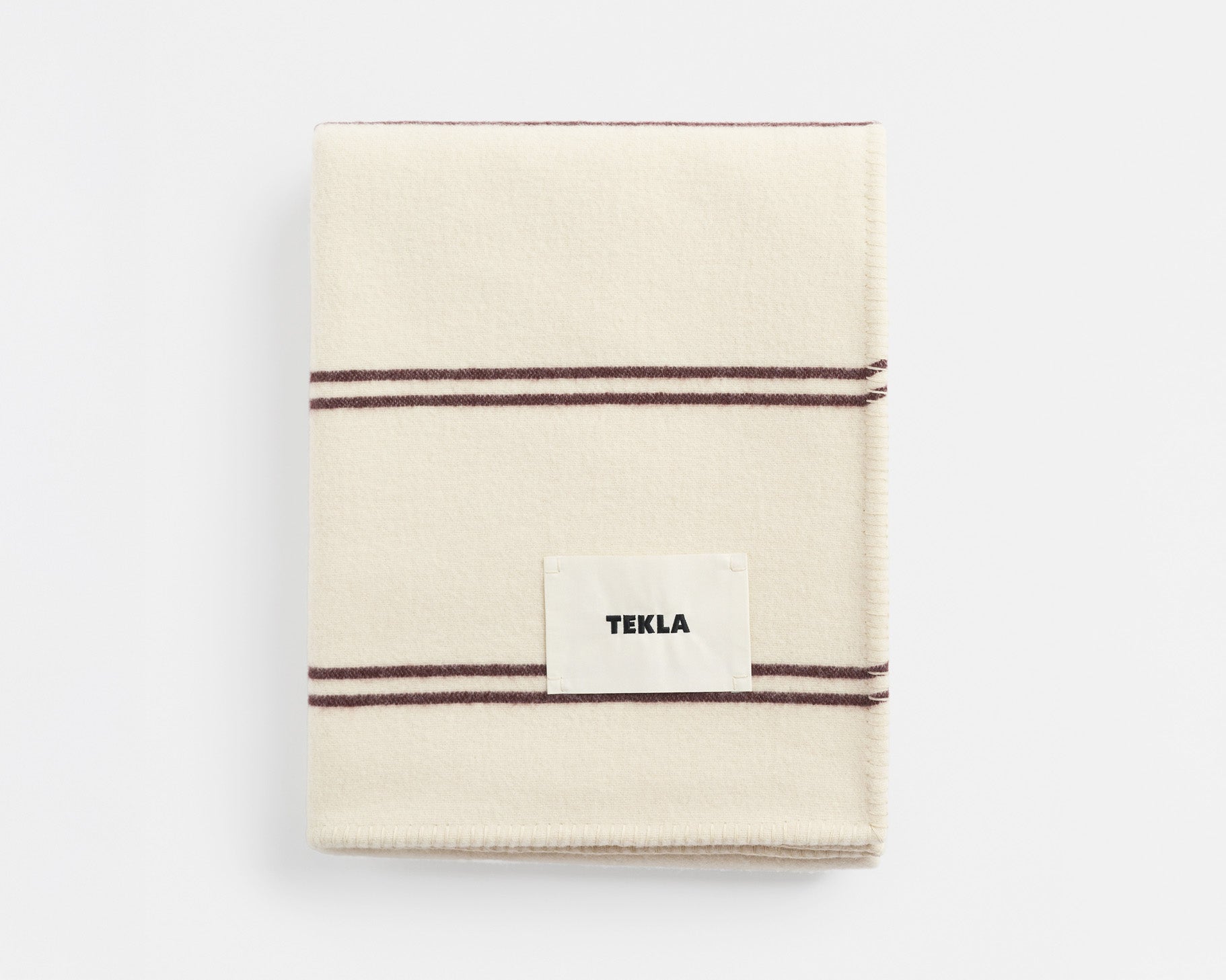 Tekla Lambswool Wool Blanket - Ruck Stripes