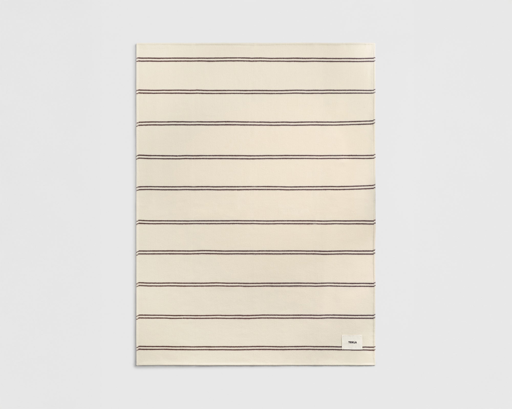 Tekla Lambswool Wool Blanket - Ruck Stripes