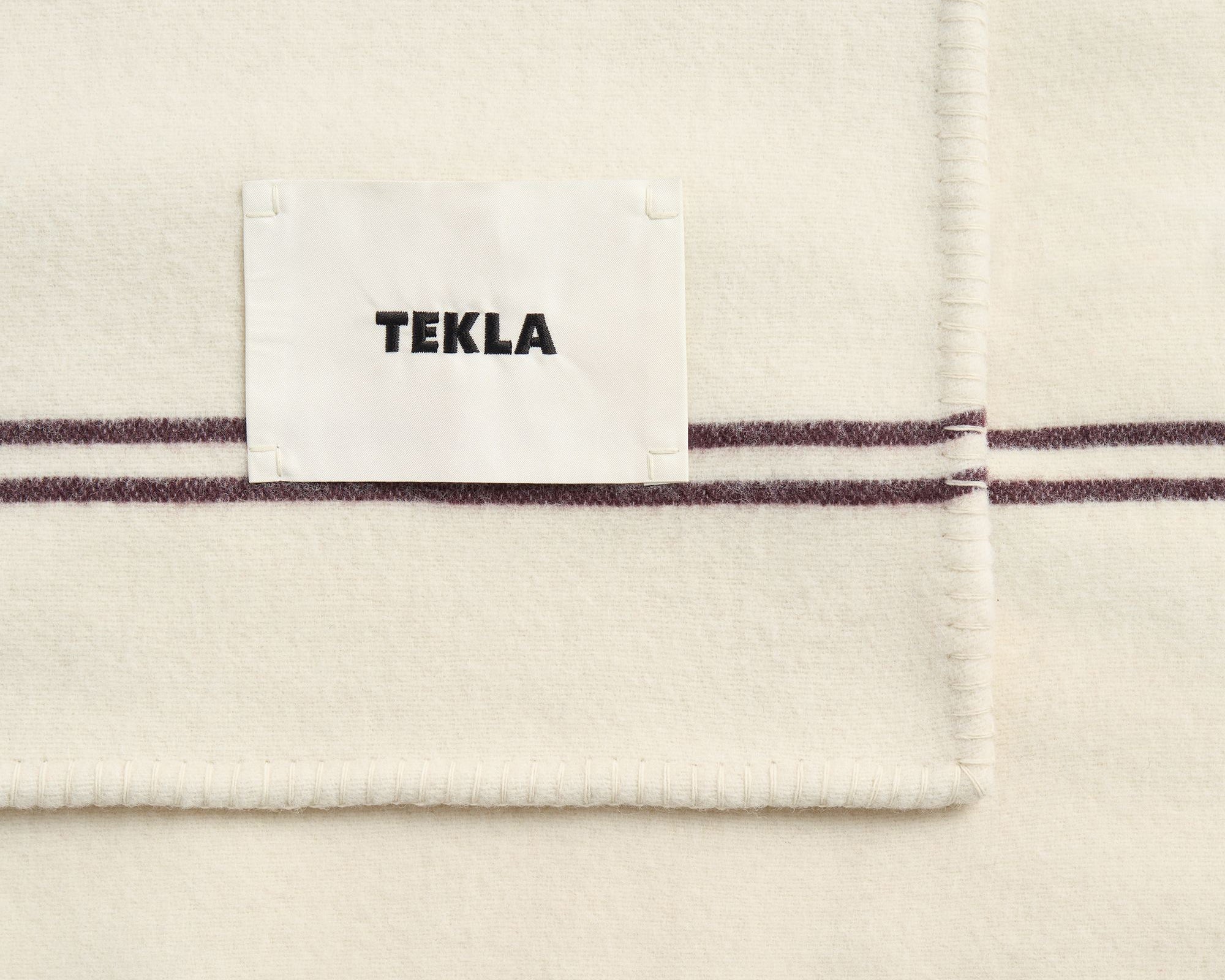 Tekla Lambswool Wool Blanket - Ruck Stripes