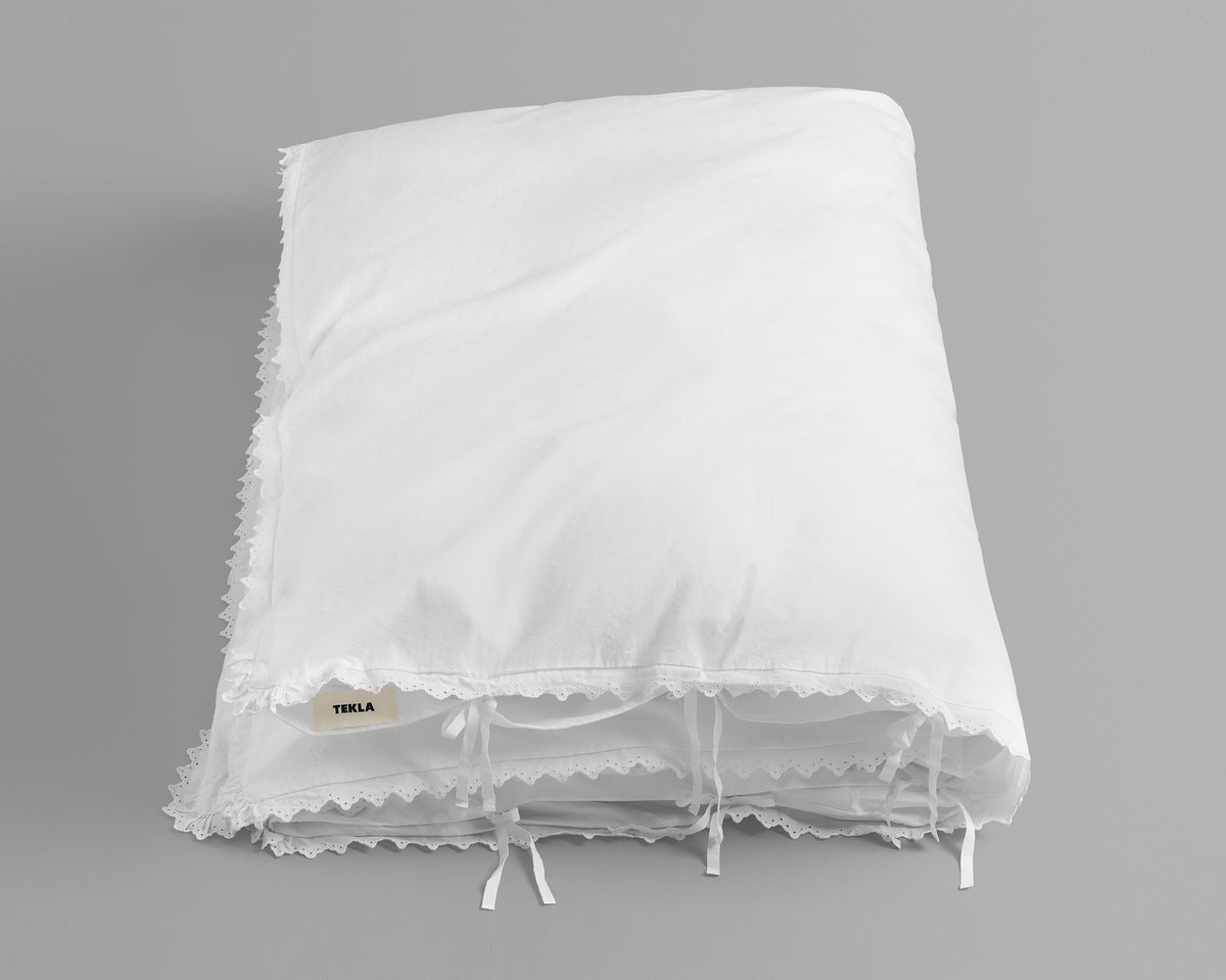 Tekla Broderie Anglaise Duvet Cover - Anaïs