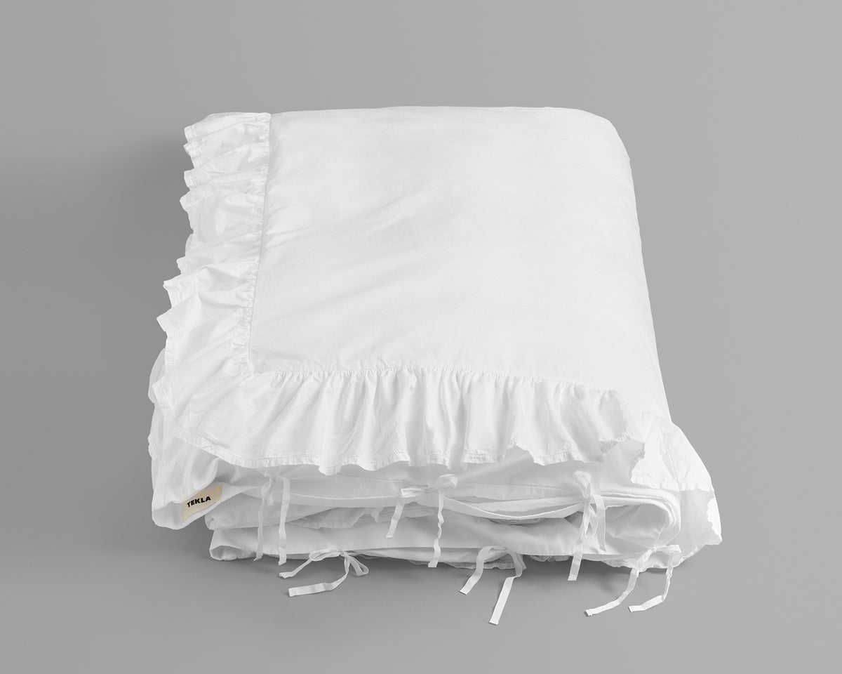 Tekla Broderie Anglaise Duvet Cover - Elodie