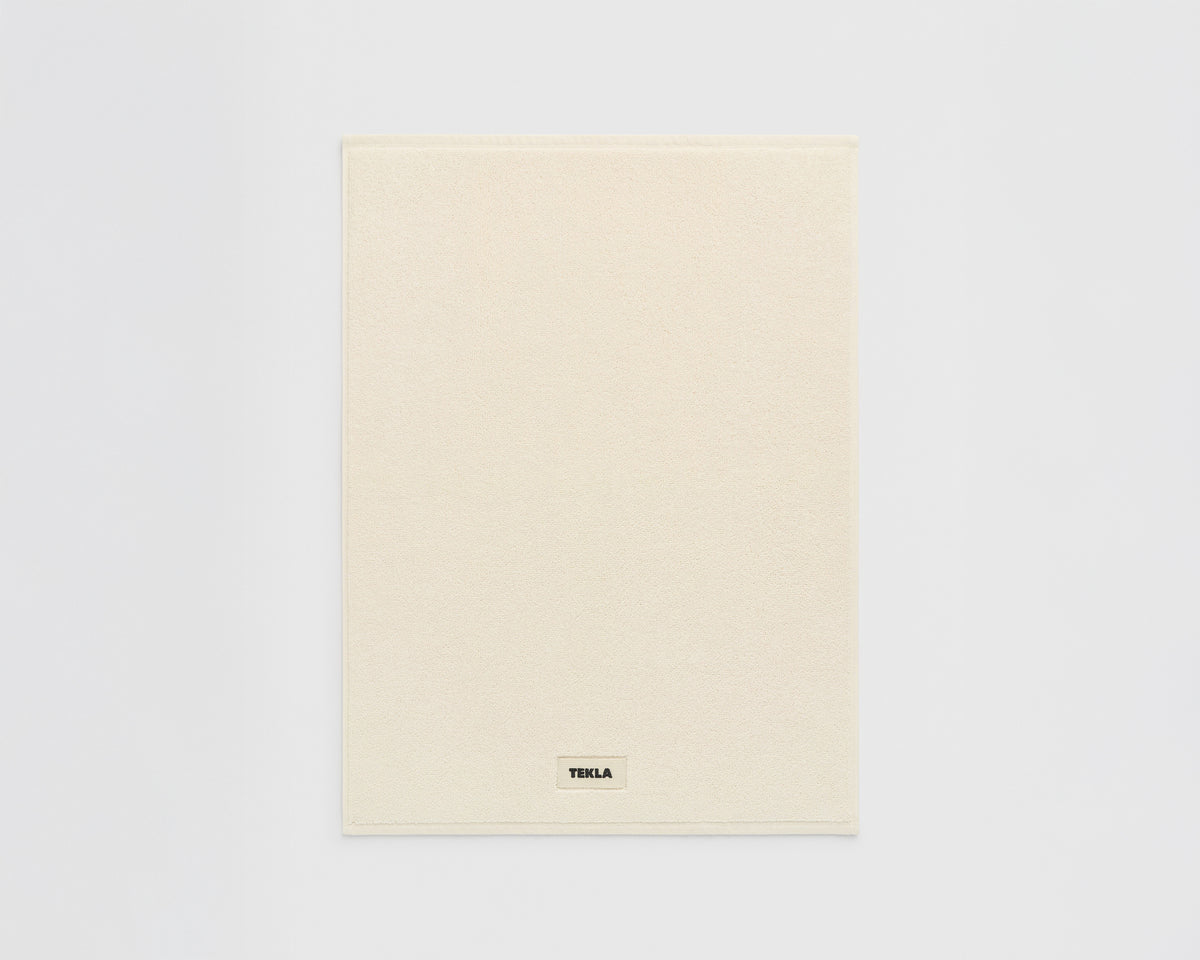 Tekla Organic Cotton Bath Mat - Ivory