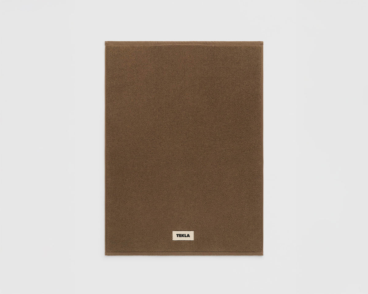 Tekla Organic Cotton Bath Mat - Kodiak Brown