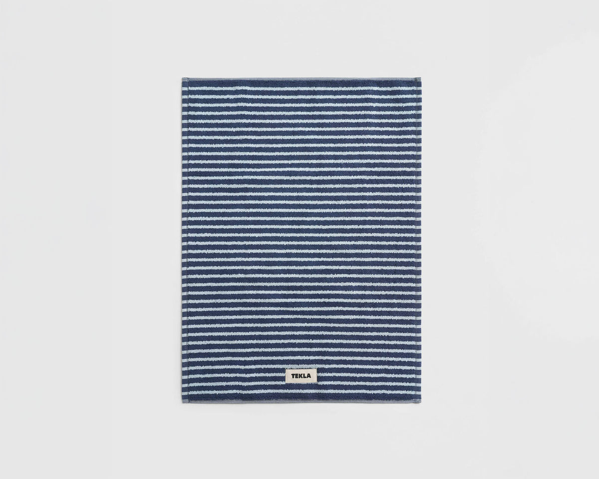 Tekla Organic Cotton Bath Mat - River Stripes