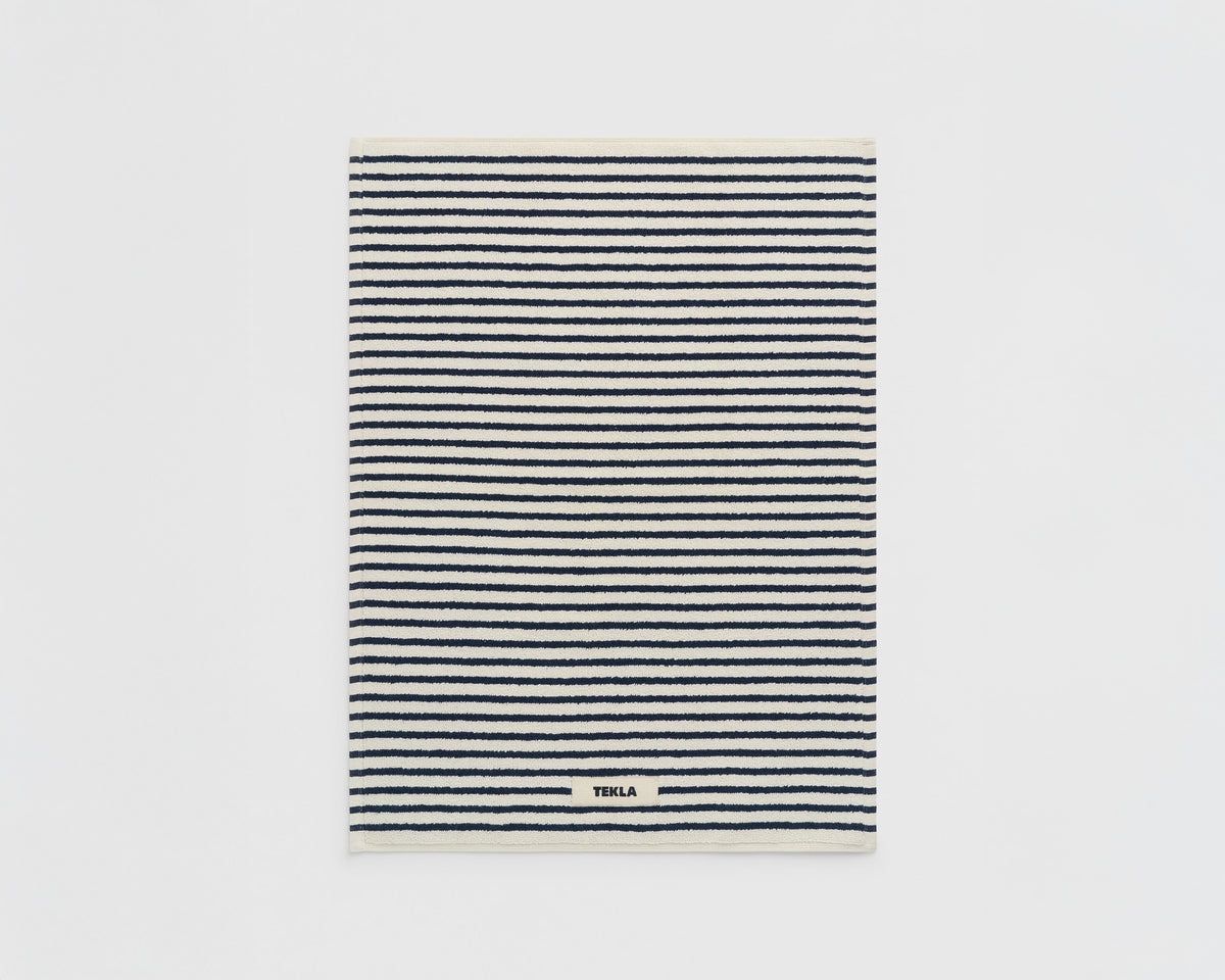 Tekla Organic Cotton Bath Mat - Sailor Stripes