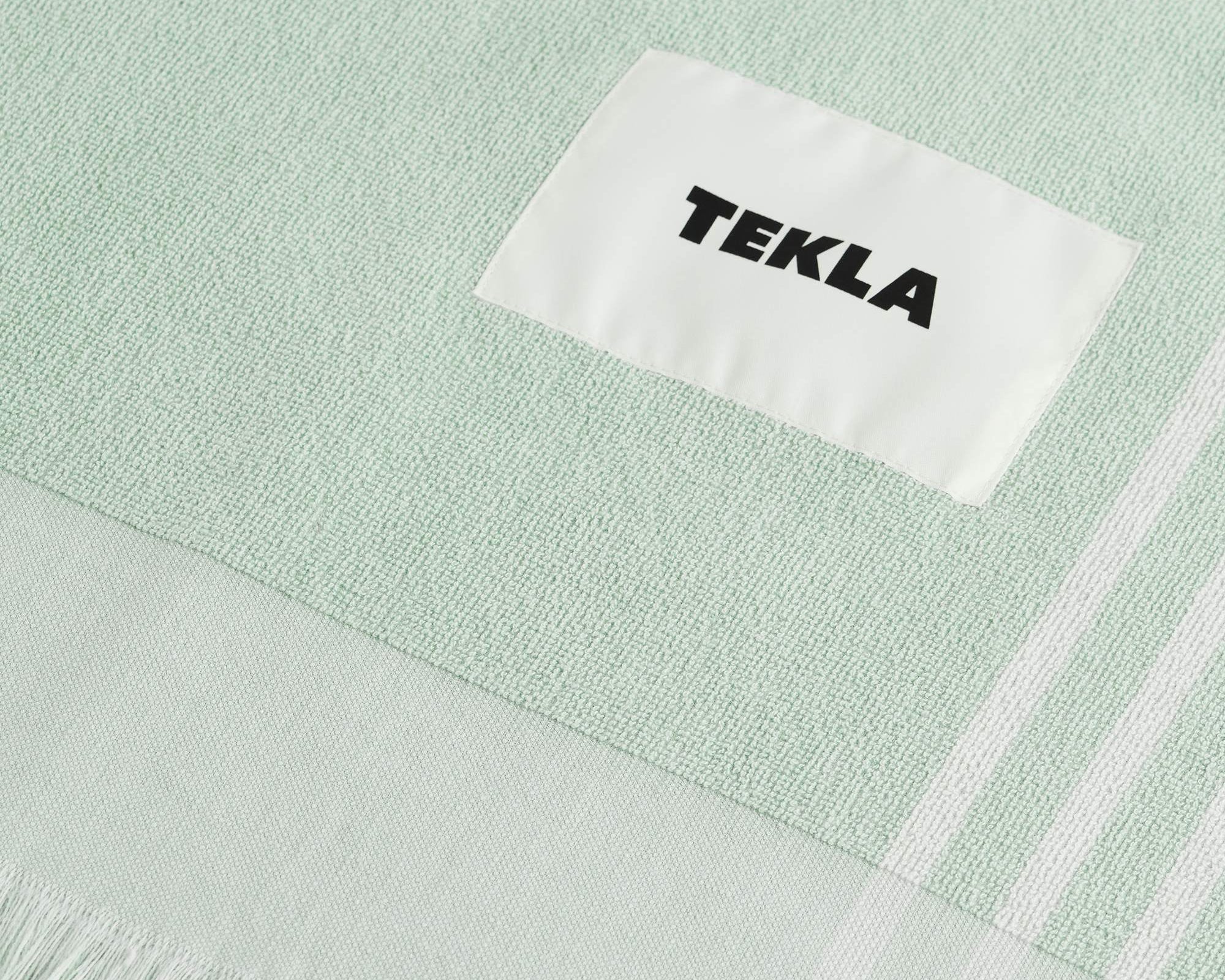 Tekla Organic Cotton Beach Towel - Pistachio