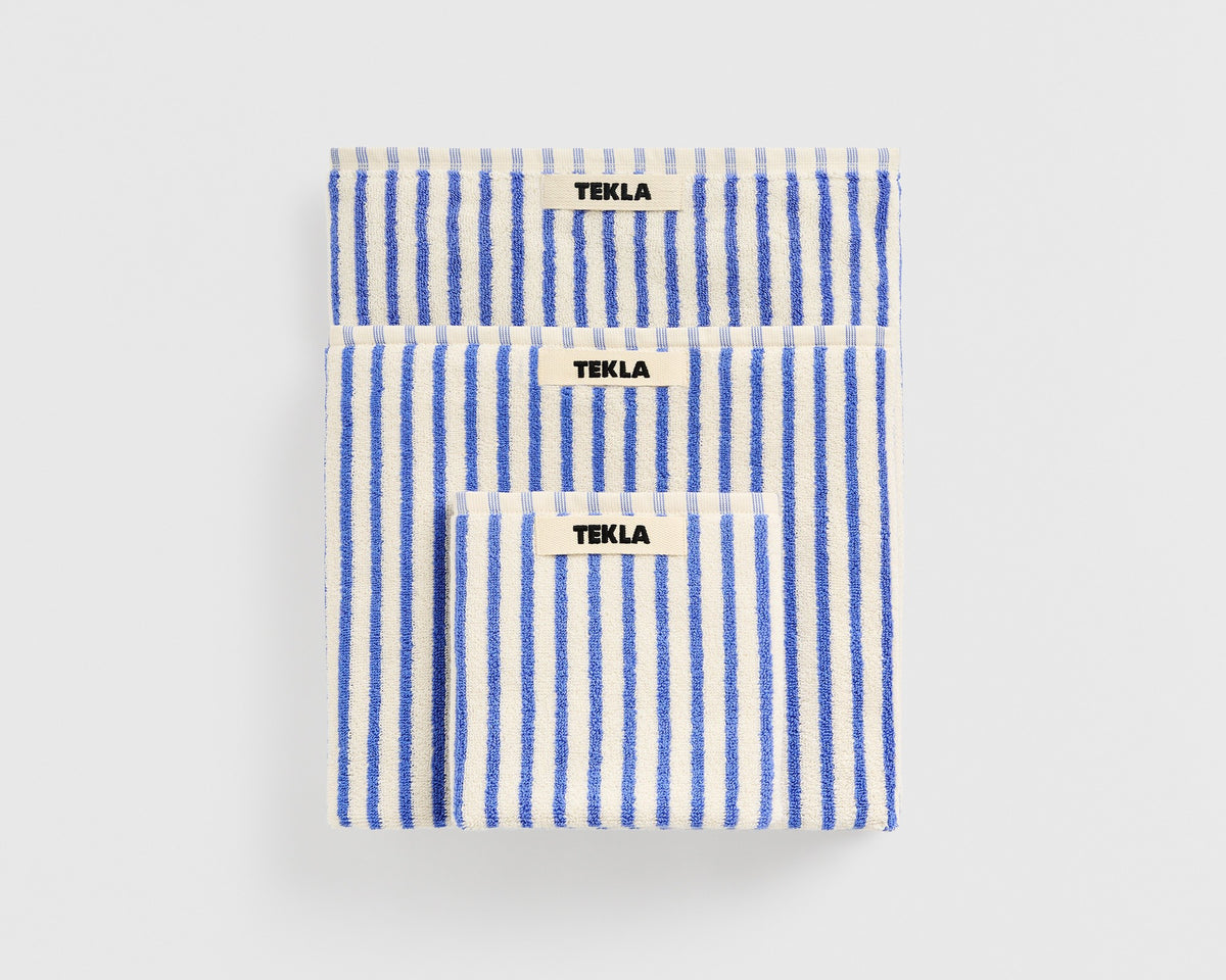 Tekla Organic Cotton Towel - Coastal Stripes
