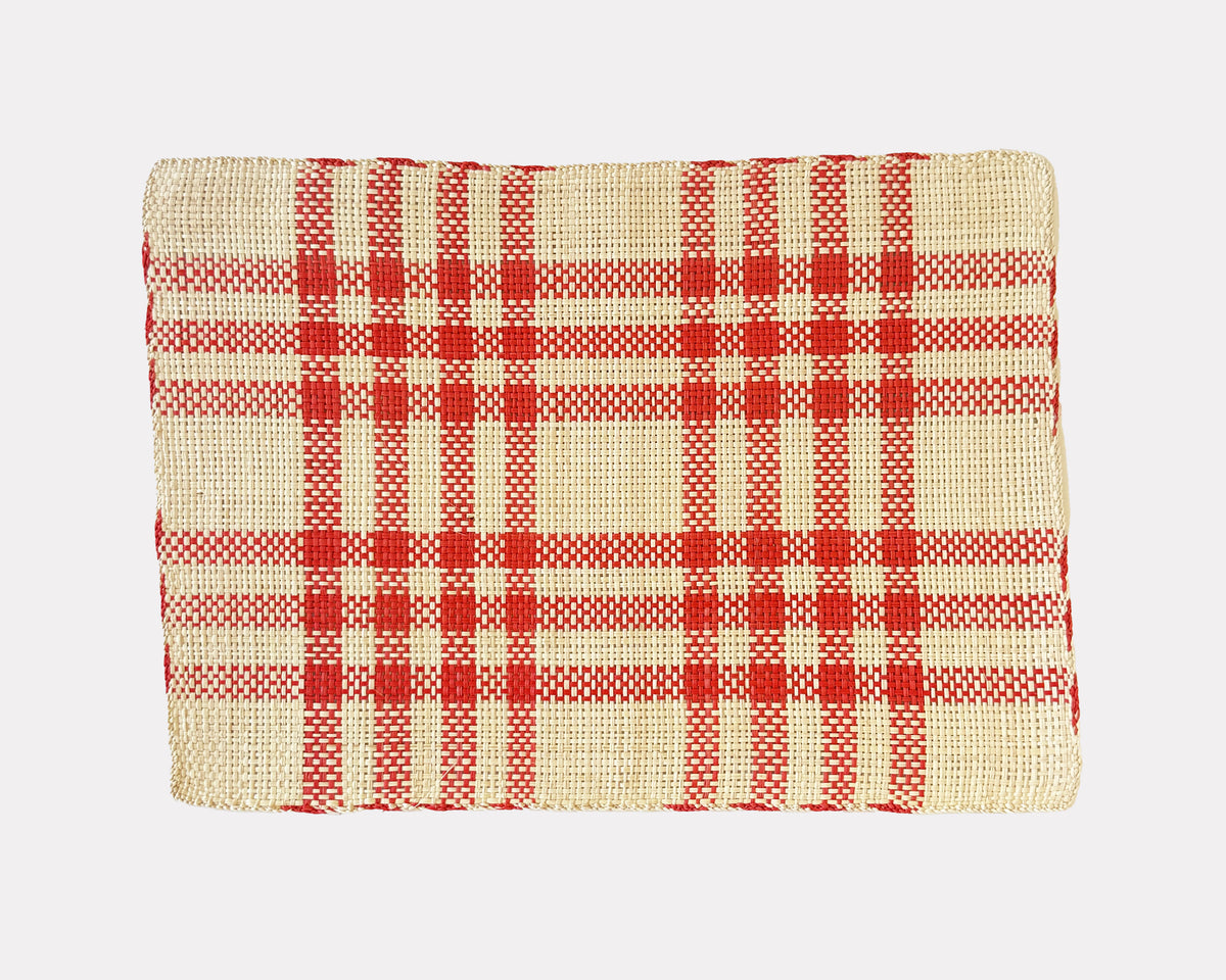 Woven Plaid Placemat 001 (Set of 2)