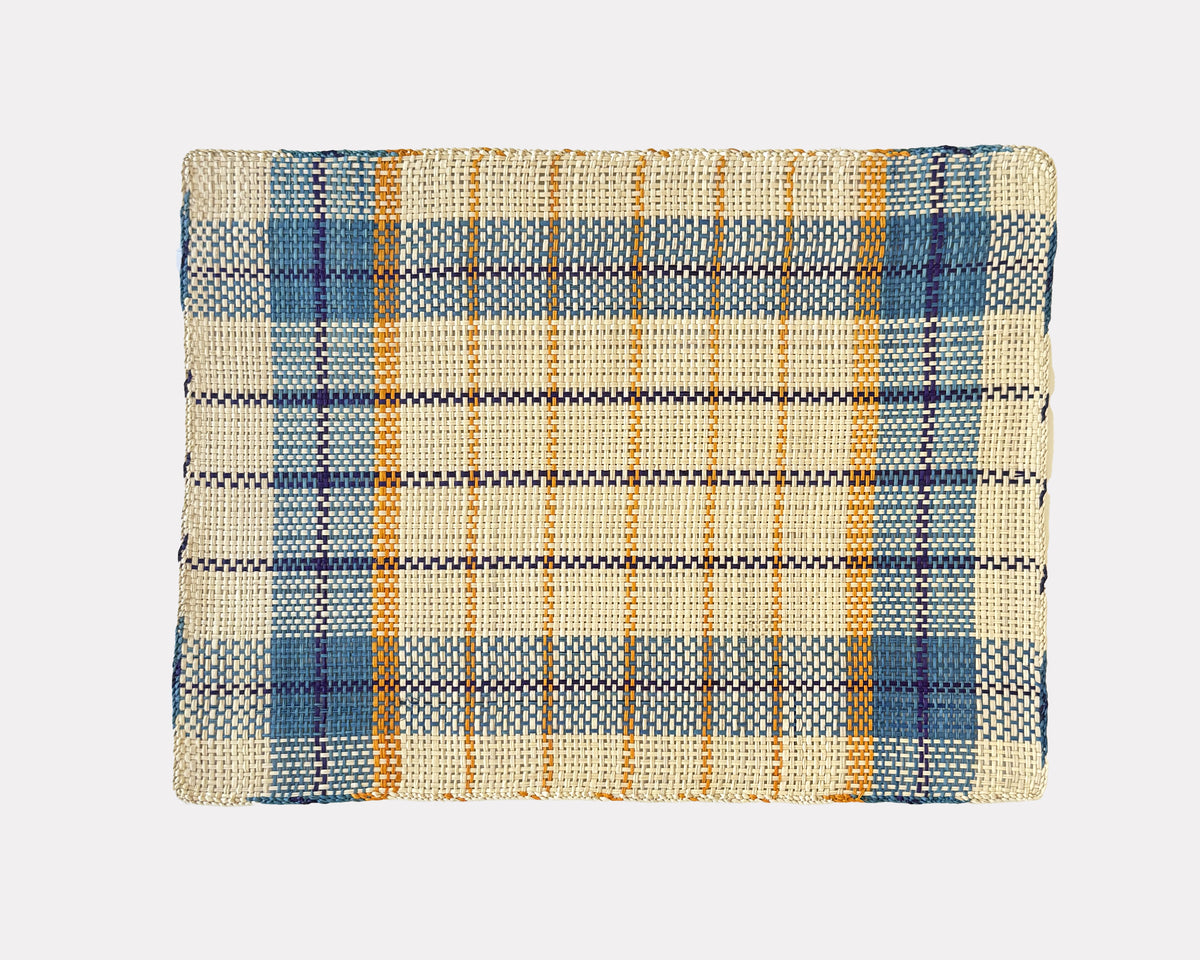Woven Plaid Placemat 004 (Set of 2)