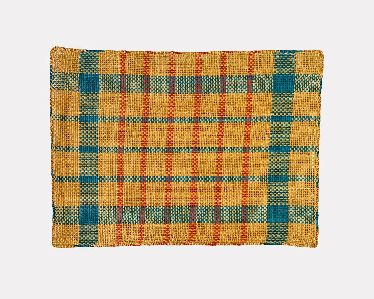 Woven Plaid Placemat 006 (Set of 2)