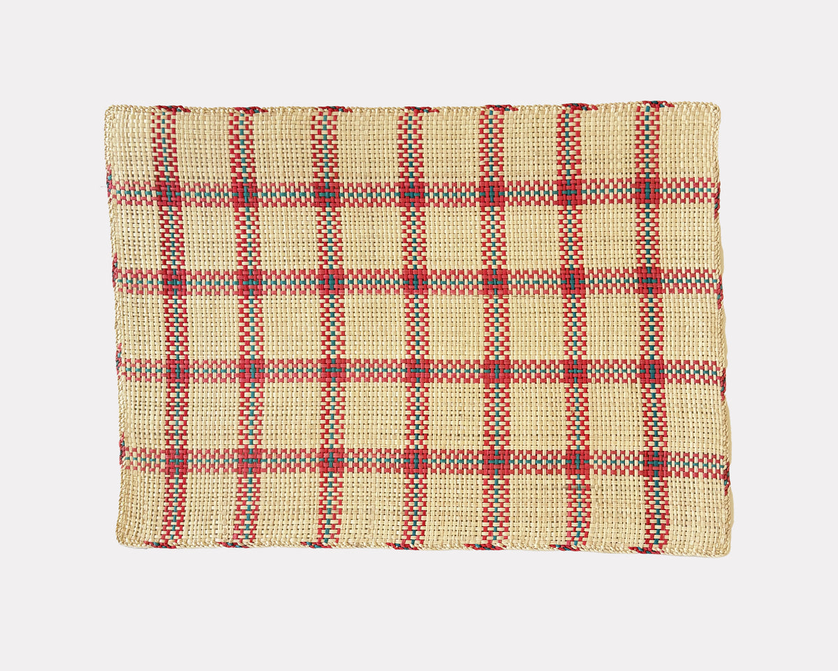 Woven Plaid Placemat 007 (Set of 2)